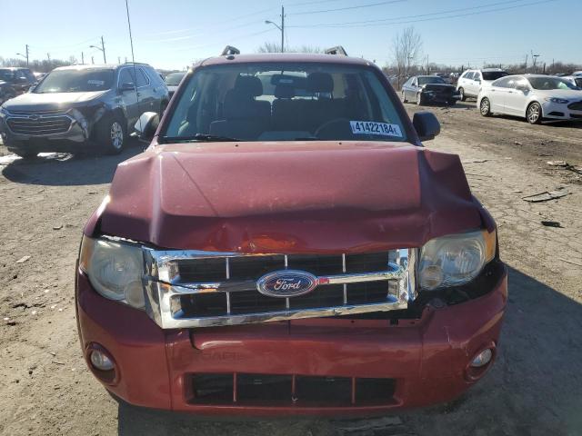 1FMCU9D79BKA67132 - 2011 FORD ESCAPE XLT RED photo 5