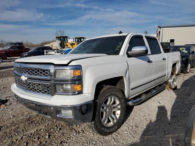 3GCUKSECXEG407529 - 2014 CHEVROLET SILVERADO K1500 LTZ WHITE photo 1