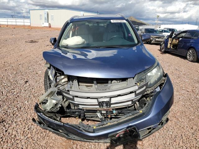 2HKRM4H7XDH665713 - 2013 HONDA CR-V EXL BLUE photo 5