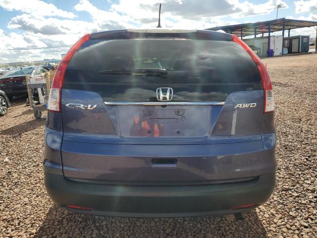 2HKRM4H7XDH665713 - 2013 HONDA CR-V EXL BLUE photo 6