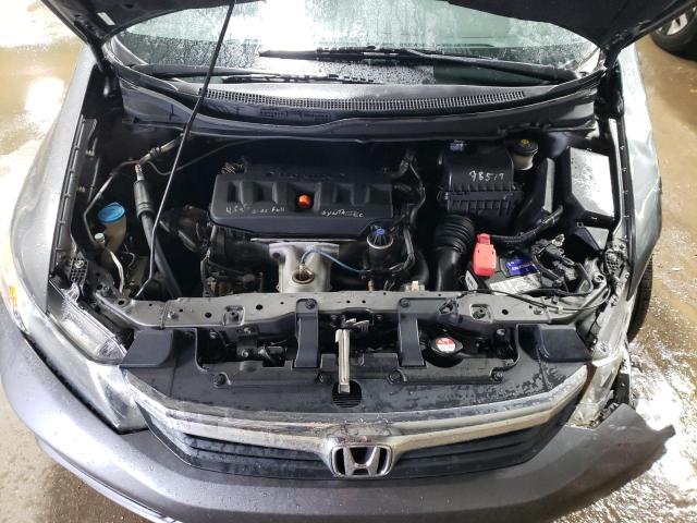 19XFB2F97CE039198 - 2012 HONDA CIVIC EXL ვერცხლისფერი ფოტო 11