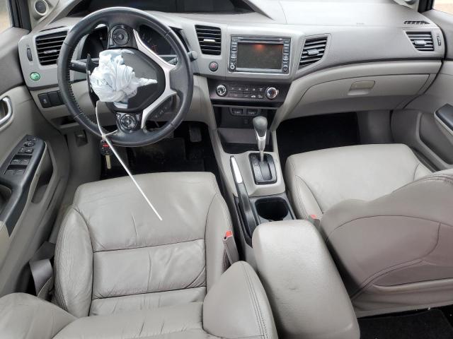 19XFB2F97CE039198 - 2012 HONDA CIVIC EXL ვერცხლისფერი ფოტო 8