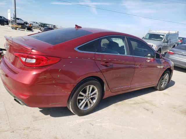 5NPE24AF5FH164057 - 2015 HYUNDAI SONATA SE BURGUNDY photo 3