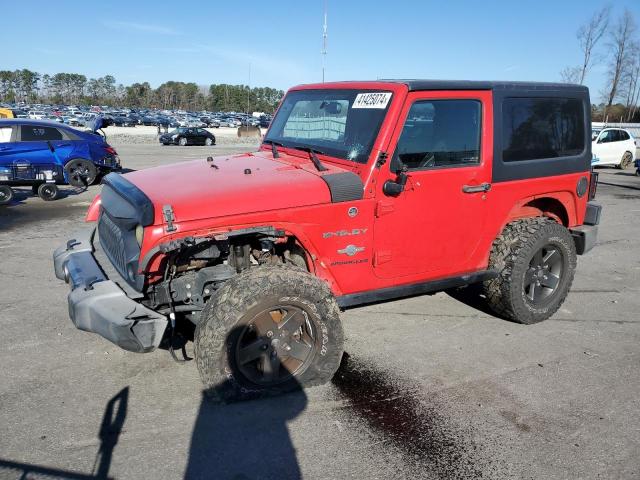 1C4AJWAG6FL617619 - 2015 JEEP WRANGLER SPORT RED photo 1