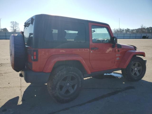 1C4AJWAG6FL617619 - 2015 JEEP WRANGLER SPORT RED photo 3