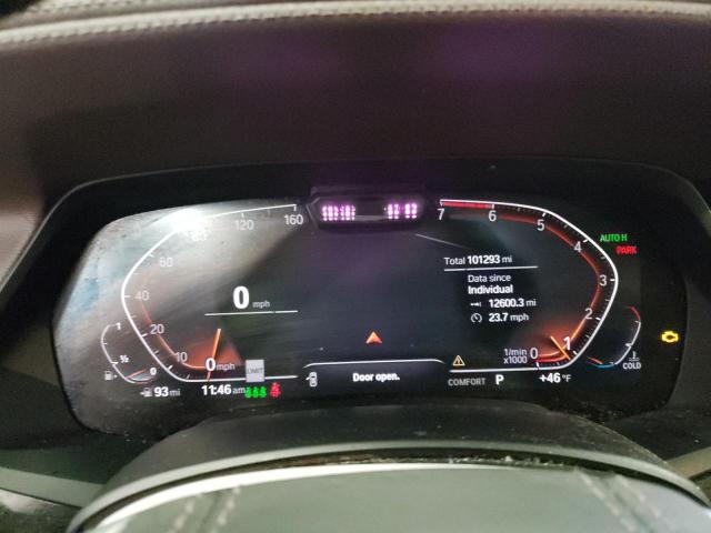 5UXCX4C57KLS36393 - 2019 BMW X7 XDRIVE50I BLACK photo 9