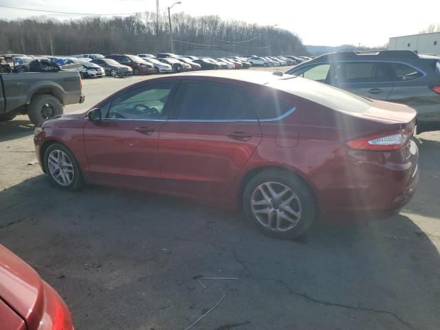 3FA6P0H76GR253038 - 2016 FORD FUSION SE RED photo 2