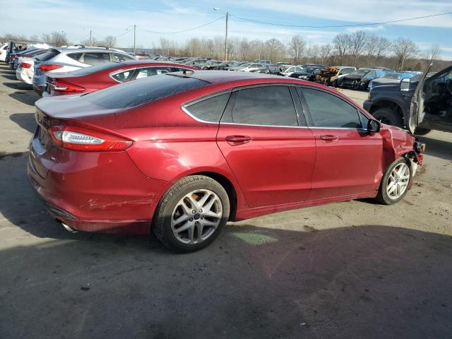 3FA6P0H76GR253038 - 2016 FORD FUSION SE RED photo 3