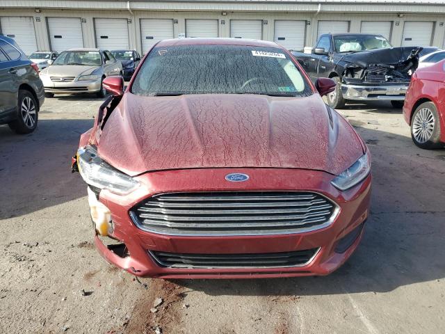 3FA6P0H76GR253038 - 2016 FORD FUSION SE RED photo 5