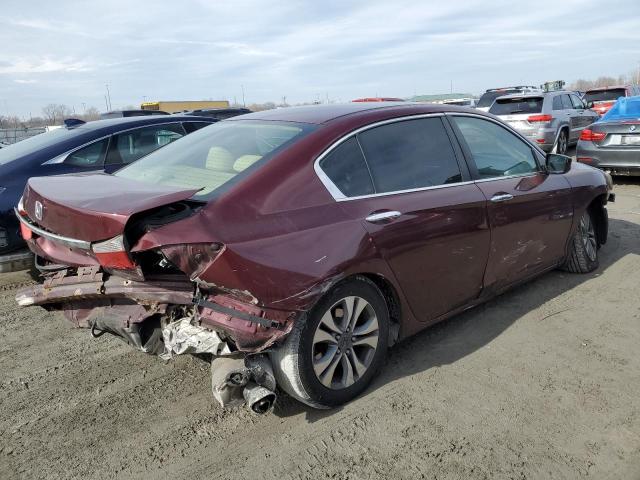 1HGCR2F36DA185933 - 2013 HONDA ACCORD LX BURGUNDY photo 3