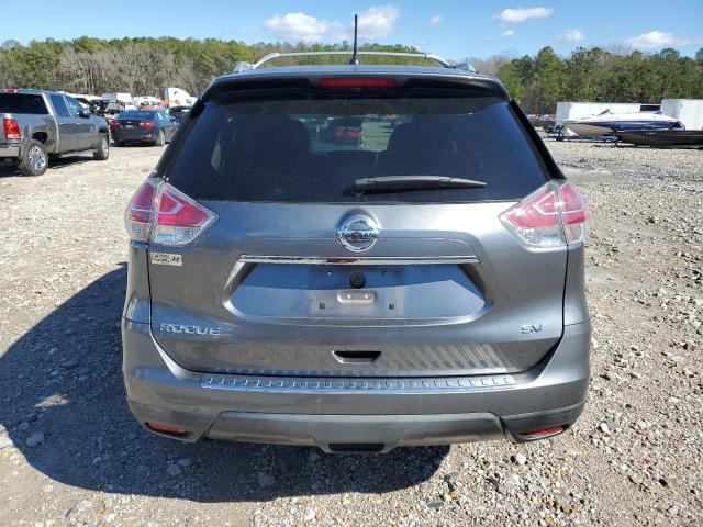 KNMAT2MT7GP638615 - 2016 NISSAN ROGUE S GRAY photo 6