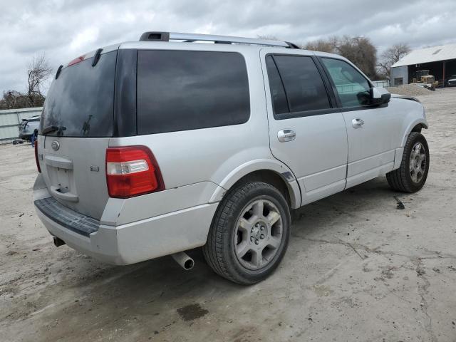1FMJU1K56EEF09183 - 2014 FORD EXPEDITION LIMITED SILVER photo 3