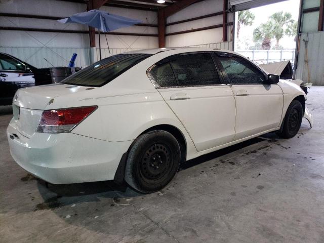 1HGCP26339A069411 - 2009 HONDA ACCORD LX WHITE photo 3