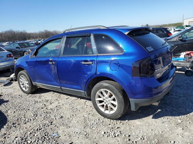 2FMDK3GC3DBB73590 - 2013 FORD EDGE SE BLUE photo 2