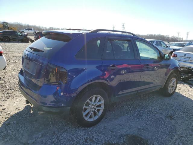 2FMDK3GC3DBB73590 - 2013 FORD EDGE SE BLUE photo 3