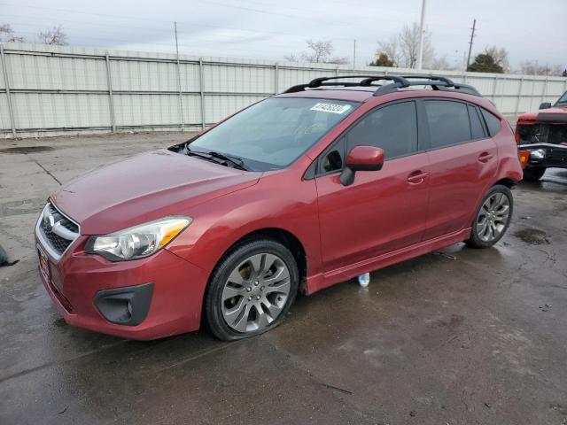 JF1GPAL63E8253764 - 2014 SUBARU IMPREZA SPORT PREMIUM BURGUNDY photo 1