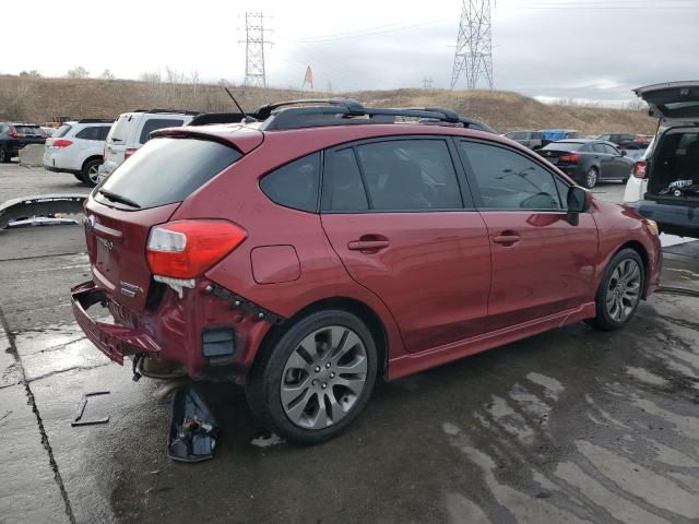 JF1GPAL63E8253764 - 2014 SUBARU IMPREZA SPORT PREMIUM BURGUNDY photo 3