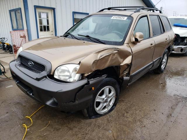 KM8SC13D42U295714 - 2002 HYUNDAI SANTA FE GLS TAN photo 1