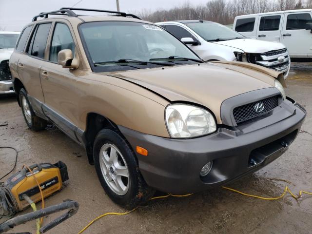 KM8SC13D42U295714 - 2002 HYUNDAI SANTA FE GLS TAN photo 4