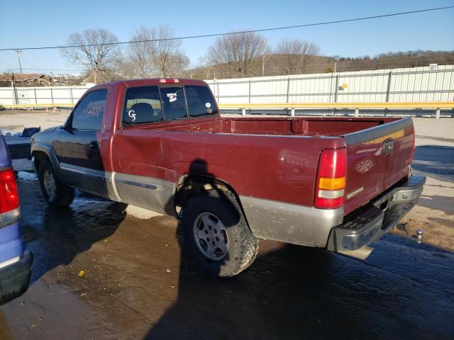 1GTEK14T2XE526296 - 1999 GMC NEW SIERRA K1500 BURGUNDY photo 2