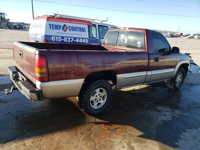 1GTEK14T2XE526296 - 1999 GMC NEW SIERRA K1500 BURGUNDY photo 3