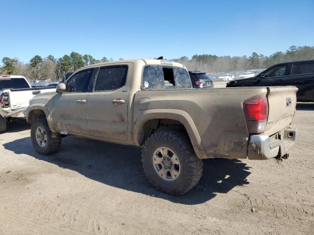 3TMCZ5ANXJM147726 - 2018 TOYOTA TACOMA DOUBLE CAB BROWN photo 2