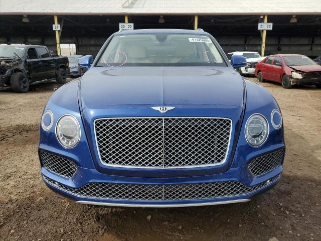 SJAAM2ZV1KC024975 - 2019 BENTLEY BENTAYGA BLUE photo 5