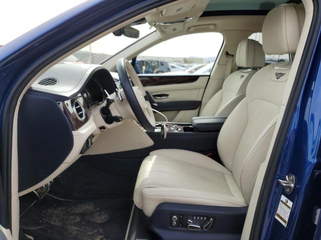 SJAAM2ZV1KC024975 - 2019 BENTLEY BENTAYGA BLUE photo 7