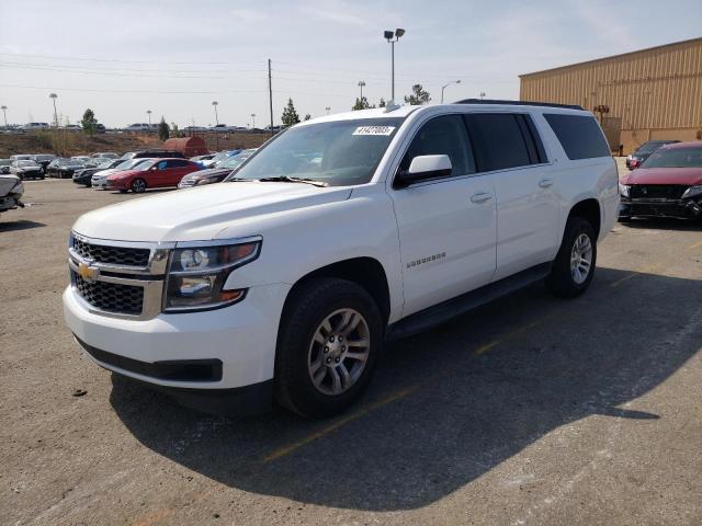 1GNSCHKC8HR134372 - 2017 CHEVROLET SUBURBAN C1500 LT WHITE photo 1