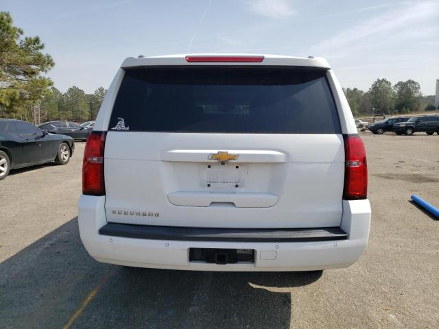 1GNSCHKC8HR134372 - 2017 CHEVROLET SUBURBAN C1500 LT WHITE photo 6