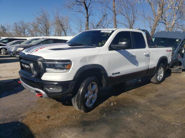 1C6SRFET7KN842058 - 2019 RAM 1500 REBEL WHITE photo 1