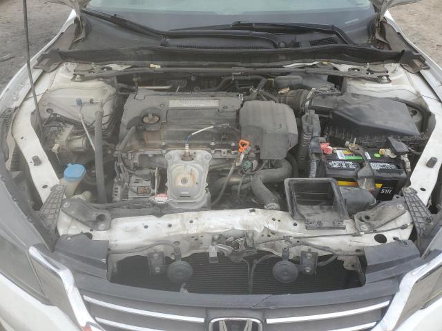 1HGCR2F8XDA002402 - 2013 HONDA ACCORD EXL WHITE photo 11