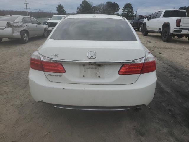 1HGCR2F8XDA002402 - 2013 HONDA ACCORD EXL WHITE photo 6