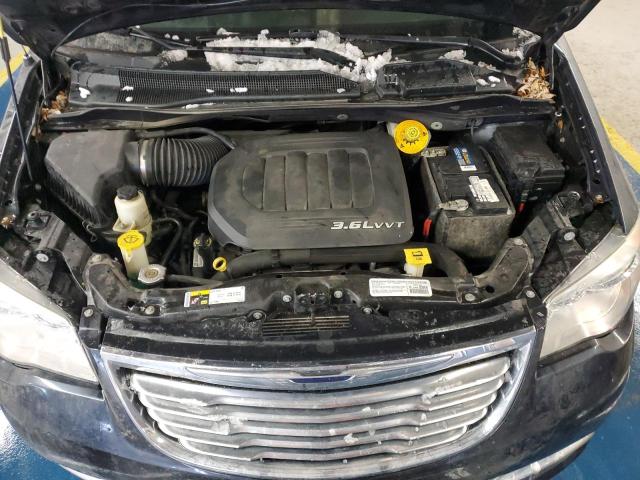 2C4RC1CGXER192568 - 2014 CHRYSLER TOWN & COU TOURING L CHARCOAL photo 12