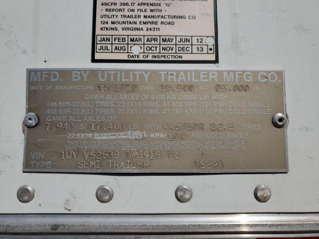 1UYVS2538DM691602 - 2013 UTILITY REEFER WHITE photo 10