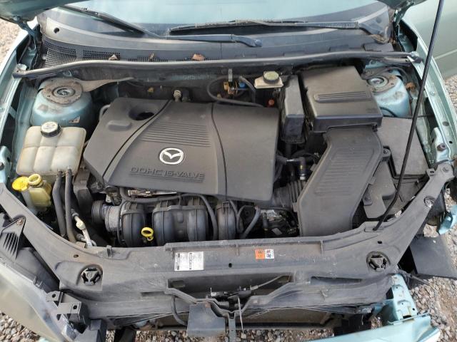 JM1BK12F341173618 - 2004 MAZDA 3 I TURQUOISE photo 11