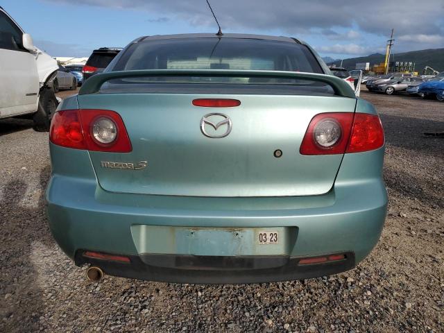 JM1BK12F341173618 - 2004 MAZDA 3 I TURQUOISE photo 6