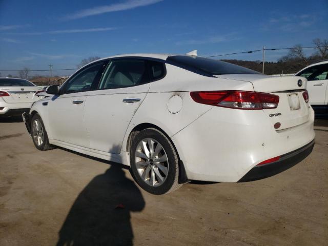 5XXGU4L39JG238798 - 2018 KIA OPTIMA EX WHITE photo 2