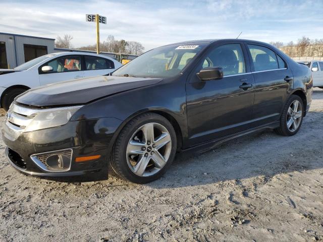 3FAHP0DC0BR137614 - 2011 FORD FUSION SPORT BLACK photo 1