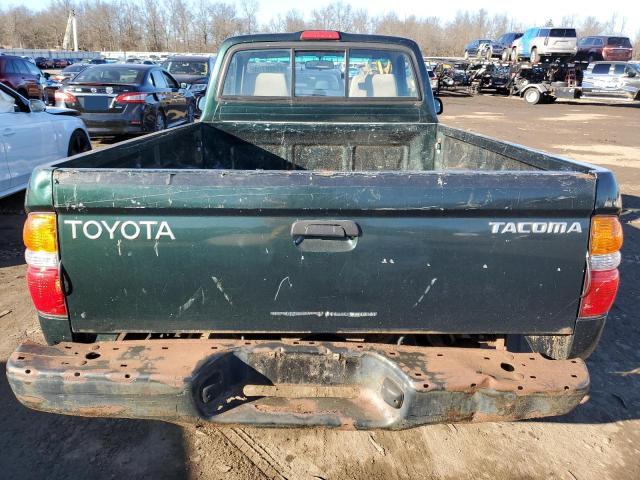 5TENL42N21Z789573 - 2001 TOYOTA TACOMA GREEN photo 6