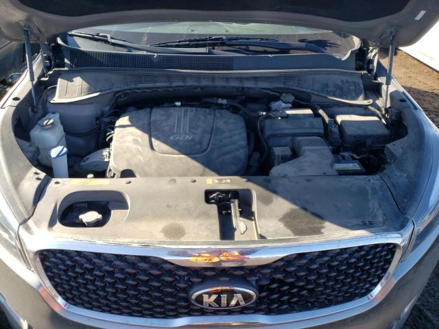 5XYPG4A57HG242074 - 2017 KIA SORENTO LX SILVER photo 12