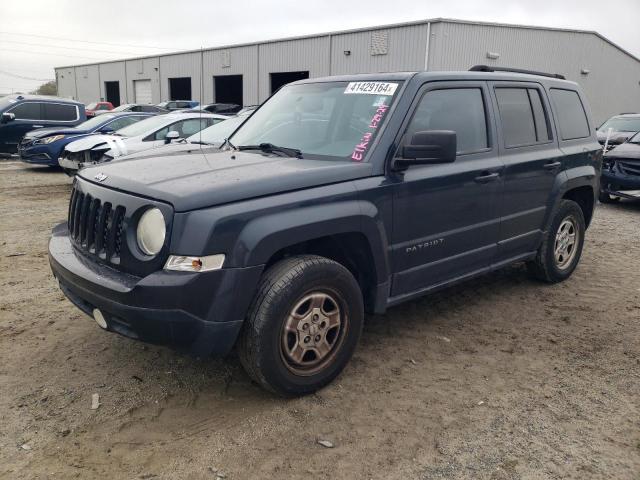 1C4NJPBA1ED696885 - 2014 JEEP PATRIOT SPORT BLUE photo 1