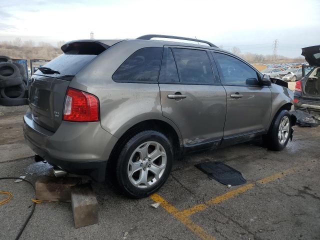 2FMDK4JC4EBA84319 - 2014 FORD EDGE SEL TAN photo 3