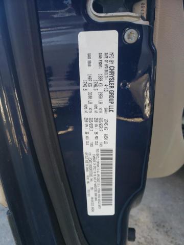 2C4RC1BG5DR737205 - 2013 CHRYSLER TOWN & COU TOURING შავი ფოტო 13