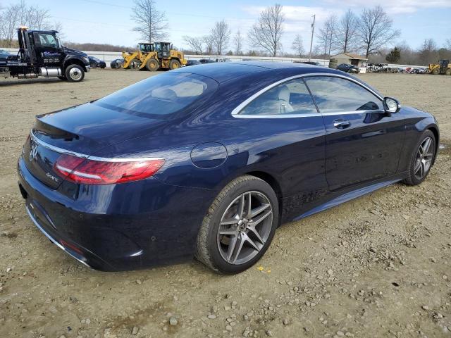 WDDXJ8GB5KA038294 - 2019 MERCEDES-BENZ S 560 4MATIC BLUE photo 3