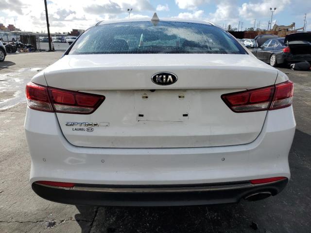 KNAGT4L30J5205290 - 2018 KIA OPTIMA LX WHITE photo 6