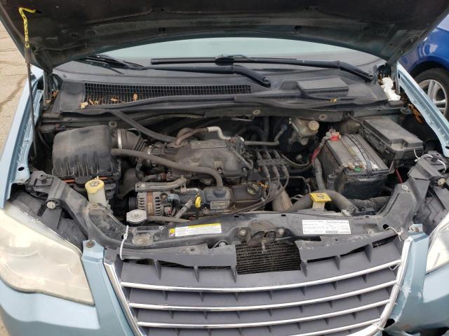 2A8HR54P18R771588 - 2008 CHRYSLER TOWN & COU TOURING BLUE photo 12