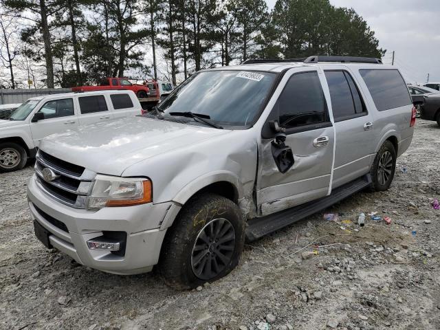 1FMJK1JT2HEA49627 - 2017 FORD EXPEDITION EL XLT SILVER photo 1