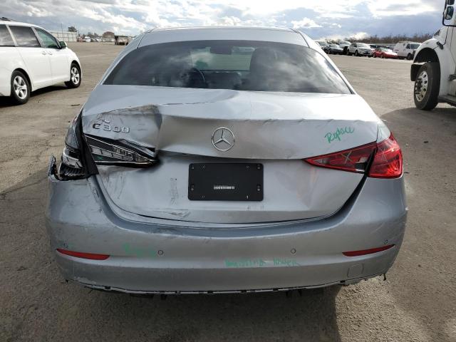 W1KAF4GB5NR057823 - 2022 MERCEDES-BENZ C 300 GRAY photo 6