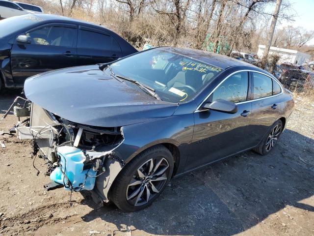 1G1ZG5ST3MF054363 - 2021 CHEVROLET MALIBU RS رمادي صورة 1